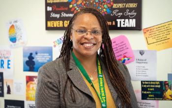 High School Principal Donna Lucy-Lender