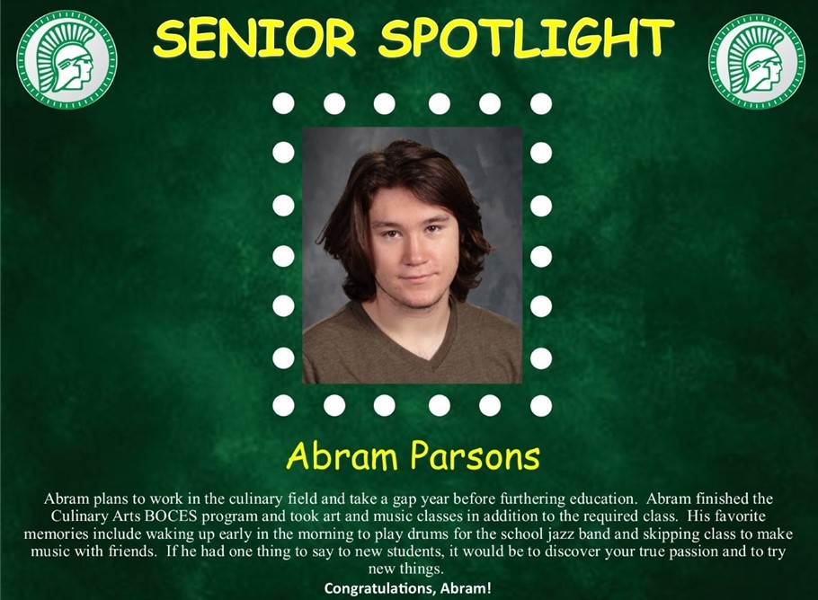 Abram Parsons Senior Spotlight