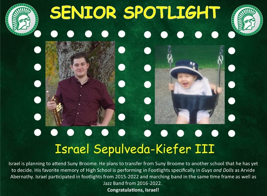 Israel Sepulveda-Kiefer III Senior Spotlight