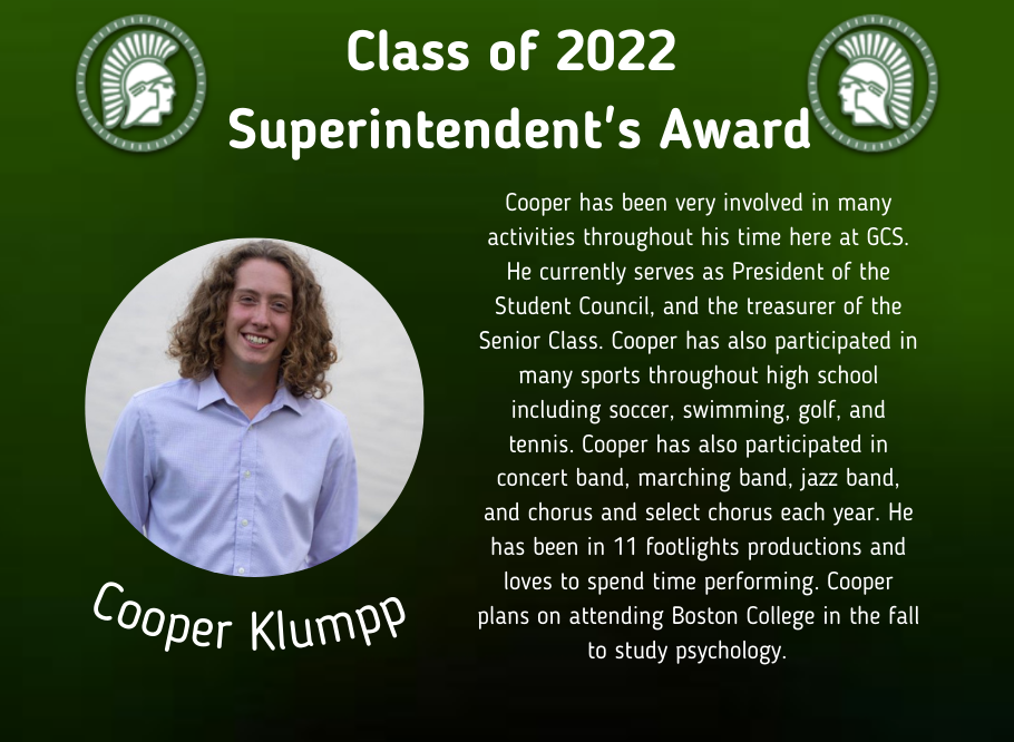 Cooper Klumpp Top Three