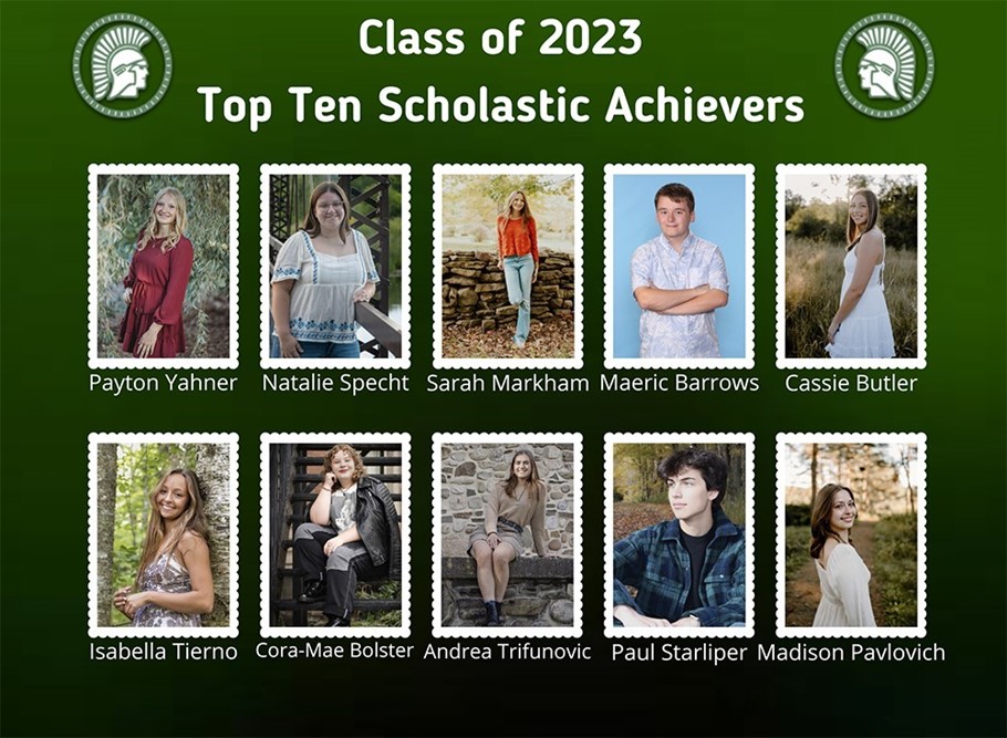 GSC Top Ten Seniors 2023